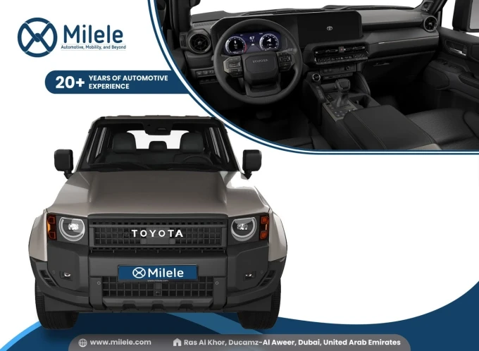 Toyota Prado in Dubai mileage 0 only AED 265000