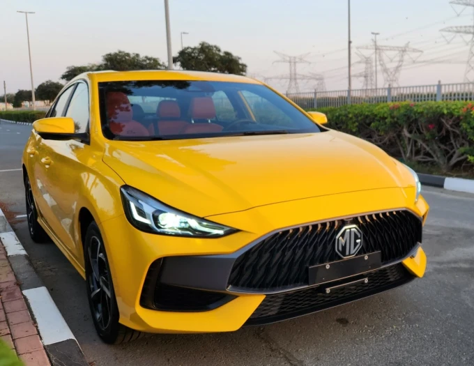 MG GT in Dubai mileage 0 only AED 66000