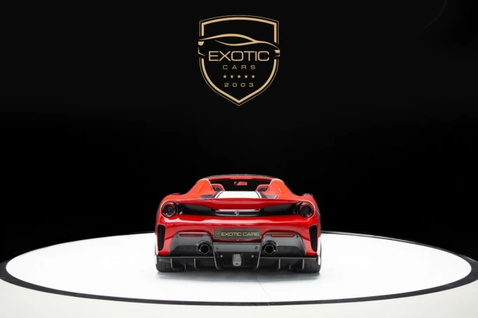 Ferrari 488 Pista Spider in Dubai mileage 9000 only AED 2090000