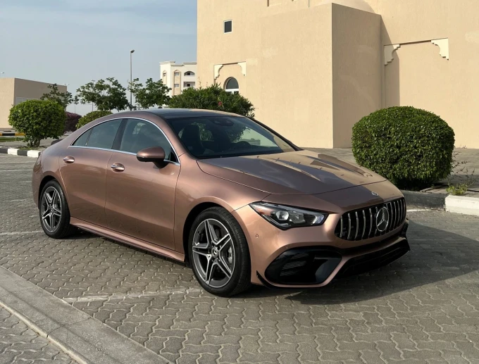 Mercedes-Benz CLA in Dubai mileage 1800 only AED 155000