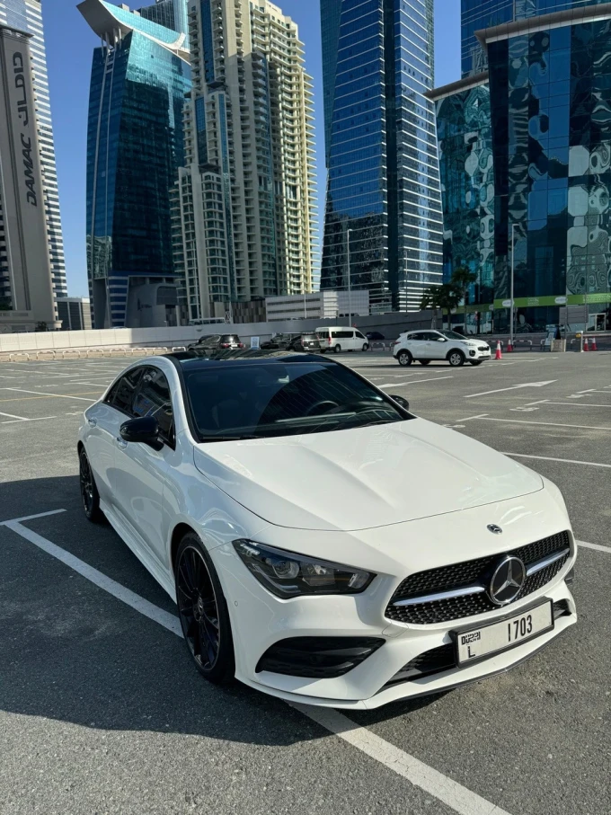 Mercedes-Benz CLA in Dubai mileage 48000 only AED 179000