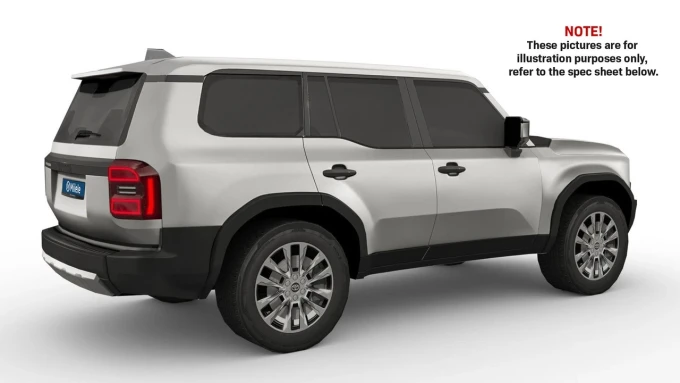 Toyota Prado in Dubai mileage 0 only AED 285000