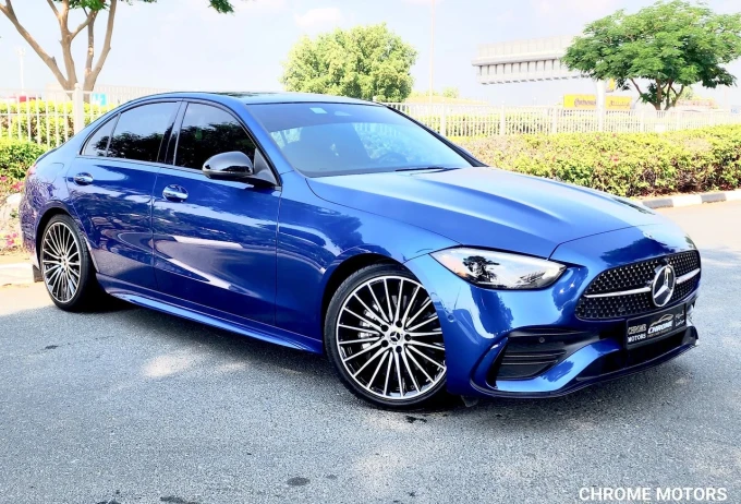 Mercedes-Benz C-Class in Dubai mileage 49000 only AED 185000