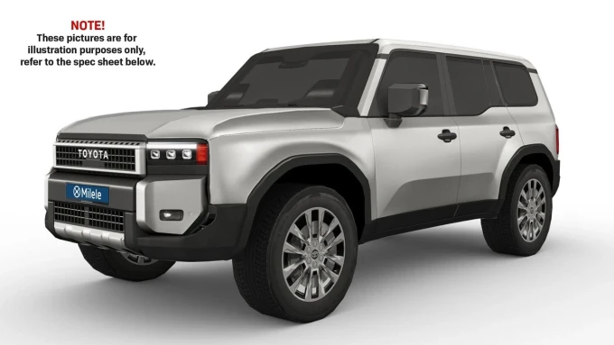 Toyota Prado in Dubai mileage 0 only AED 285000