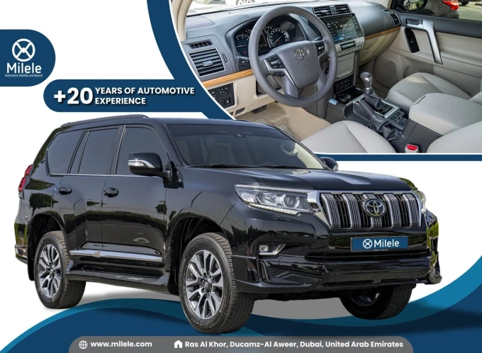 Toyota Prado in Dubai mileage 0 only AED 220000