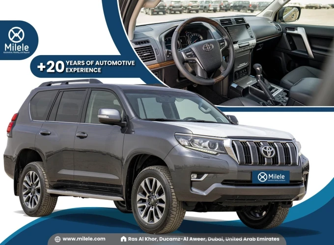 Toyota Prado in Dubai mileage 0 only AED 210000